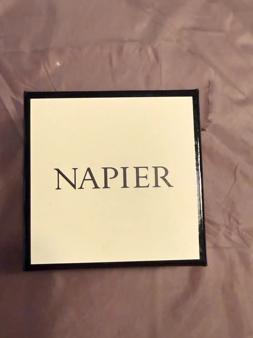NWT Napier SIGNED Grand Piano Enamel & Clear Rhinestone Brooch Pin in Box - Picture 9 of 9